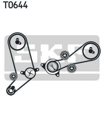 SKF Комплект ремня ГРМ VKMA 01258