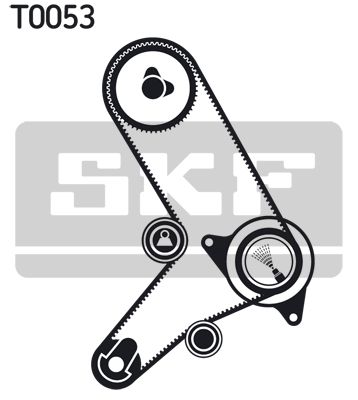 SKF Комплект ремня ГРМ VKMA 02153