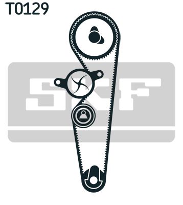 SKF paskirstymo diržo komplektas VKMA 02215