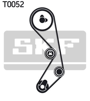 SKF Комплект ремня ГРМ VKMA 02410