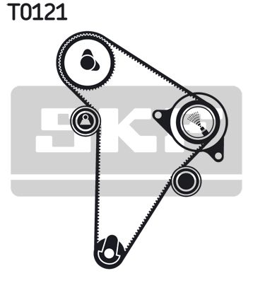 SKF Комплект ремня ГРМ VKMA 03300