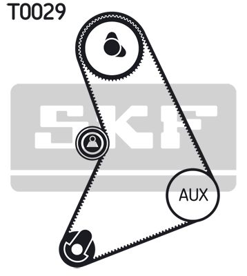 SKF Комплект ремня ГРМ VKMA 04001