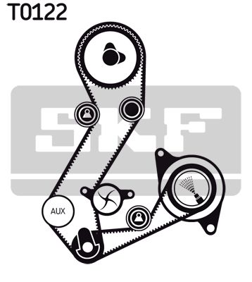 SKF paskirstymo diržo komplektas VKMA 04103