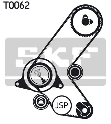 SKF Комплект ремня ГРМ VKMA 05208