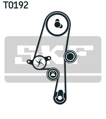 SKF Комплект ремня ГРМ VKMA 06220