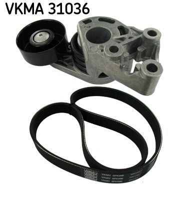 SKF V formos rumbuotas diržas, komplektas VKMA 31036