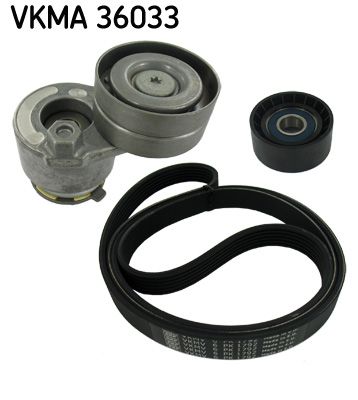 SKF V formos rumbuotas diržas, komplektas VKMA 36033