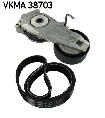 SKF Поликлиновой ременный комплект VKMA 38703