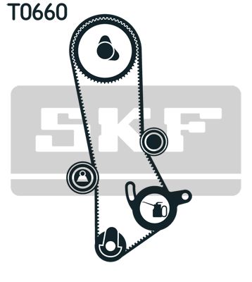 SKF Комплект ремня ГРМ VKMA 91400