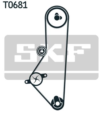 SKF Комплект ремня ГРМ VKMA 94007