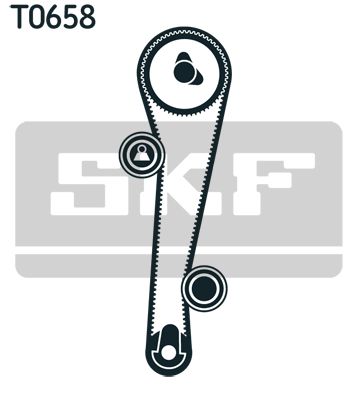 SKF paskirstymo diržo komplektas VKMA 95655