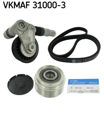 SKF V formos rumbuotas diržas, komplektas VKMAF 31000-3