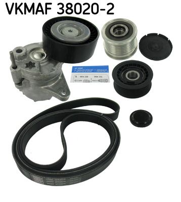 SKF Поликлиновой ременный комплект VKMAF 38020-2