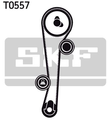 SKF Водяной насос + комплект зубчатого ремня VKMC 95632