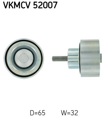 SKF Паразитный / ведущий ролик, поликлиновой ремень VKMCV 52007