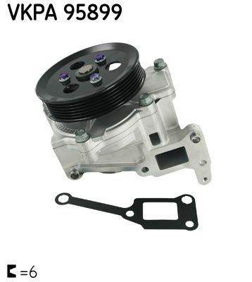 SKF Водяной насос VKPA 95899