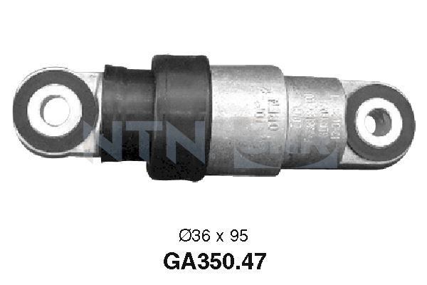 SNR Натяжной ролик, поликлиновой ремень GA350.47