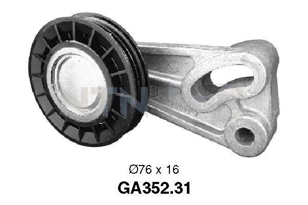 SNR Натяжной ролик, поликлиновой ремень GA352.31