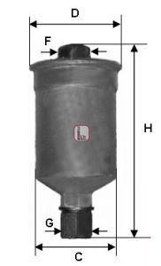 SOFIMA Топливный фильтр S 1659 B