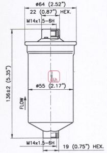 SOFIMA kuro filtras S 1770 B