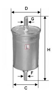 SOFIMA Топливный фильтр S 1850 B