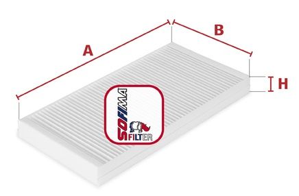 SOFIMA filtras, salono oras S 3045 C