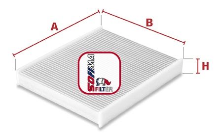 SOFIMA filtras, salono oras S 3190 C