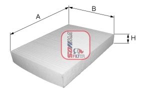 SOFIMA filtras, salono oras S 3213 C