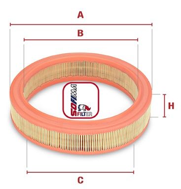 SOFIMA oro filtras S 3381 A