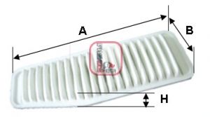 SOFIMA Воздушный фильтр S 4822 A