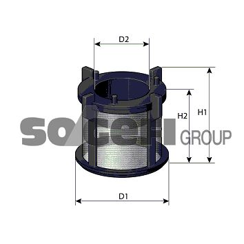 SOGEFIPRO Топливный фильтр FA9564ECO