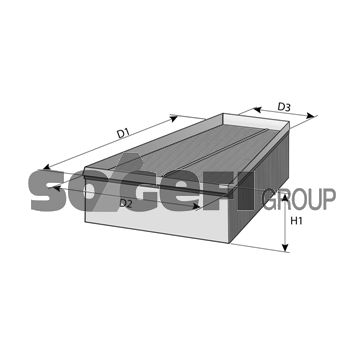 SOGEFIPRO filtras, salono oras PC8280