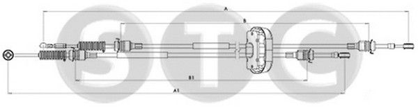 STC trosas, neautomatinė transmisija T482954