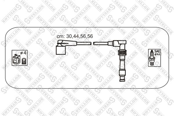 STELLOX Комплект проводов зажигания 10-38449-SX