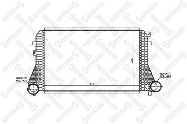 STELLOX Интеркулер 10-40038-SX