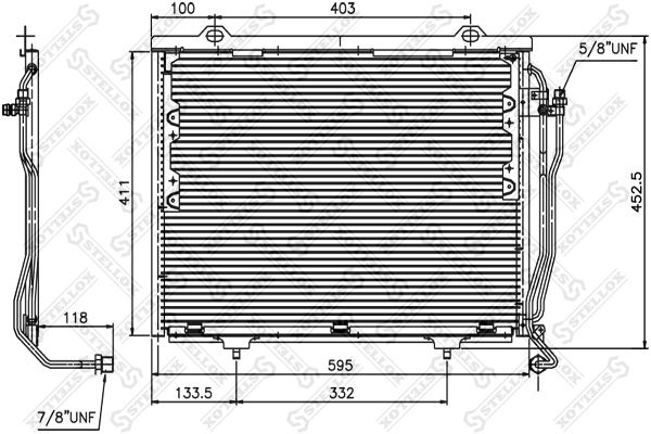 STELLOX kondensatorius, oro kondicionierius 10-45123-SX