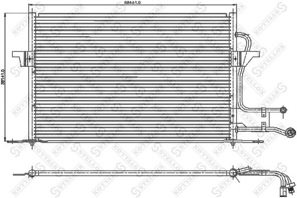 STELLOX kondensatorius, oro kondicionierius 10-45295-SX