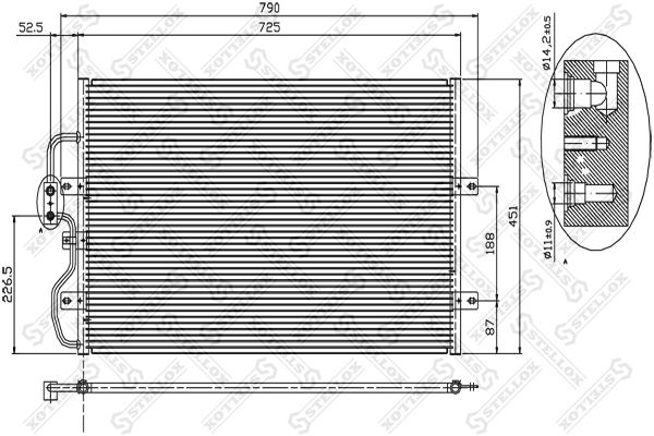 STELLOX kondensatorius, oro kondicionierius 10-45301-SX