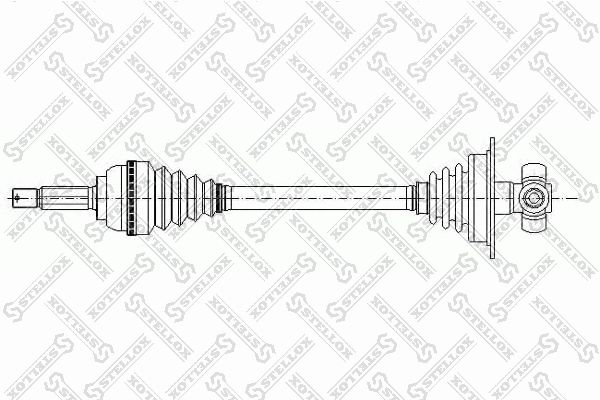 STELLOX kardaninis velenas 158 1014-SX