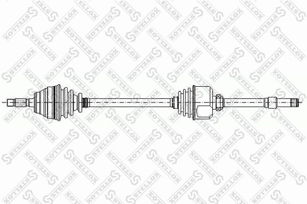 STELLOX kardaninis velenas 158 1043-SX