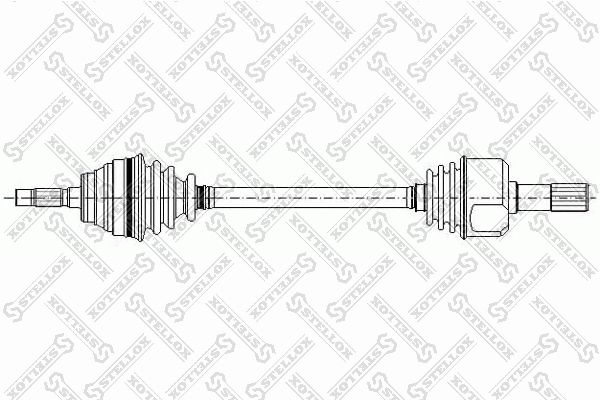 STELLOX kardaninis velenas 158 1044-SX