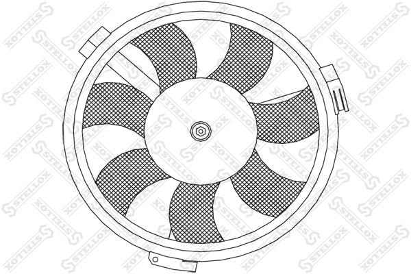 STELLOX ventiliatorius, radiatoriaus 29-99334-SX