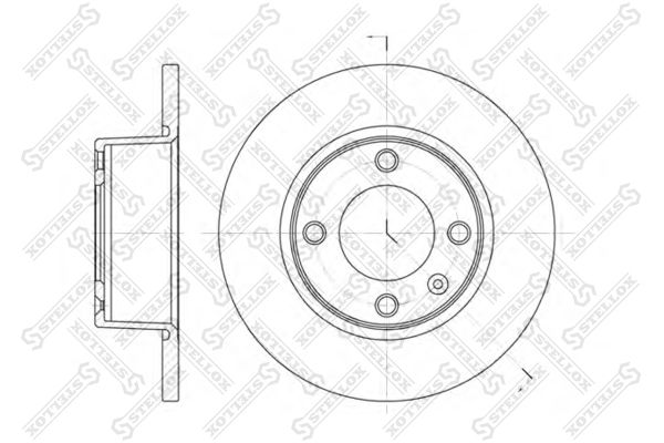 STELLOX Тормозной диск 6020-1924-SX