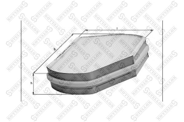 STELLOX filtras, salono oras 71-10037-SX