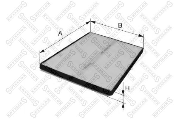 STELLOX filtras, salono oras 71-10046-SX