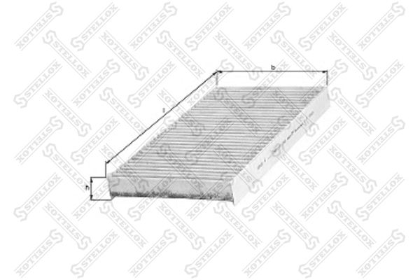 STELLOX filtras, salono oras 71-10063-SX