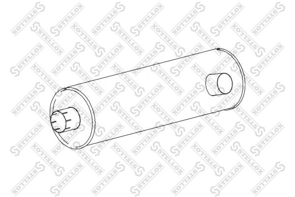 STELLOX vidurinis / galinis duslintuvas 82-03067-SX