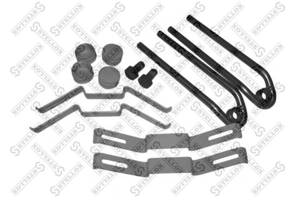 STELLOX Комплект тормозных колодок, дисковый тормоз 85-01448-SX