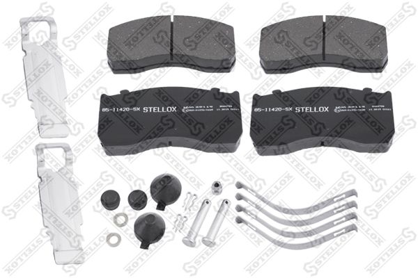 STELLOX Комплект тормозных колодок, дисковый тормоз 85-11420-SX