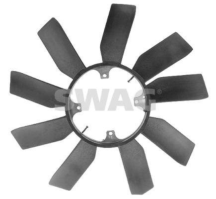SWAG Крыльчатка вентилятора, охлаждение двигателя 10 91 7152